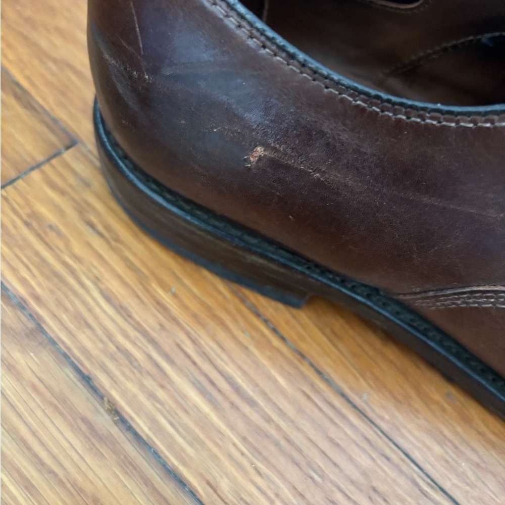 Allen Edmonds Brown Oxford shoes 10 EEE - Picture 5 of 6